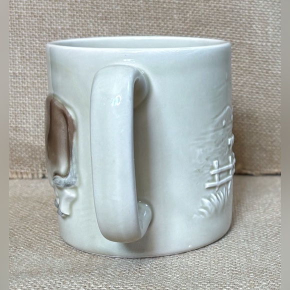 Vintage Otagiri 3D Cow Mug Cup Pen Holder Farm Cottage Core Kitsch CRACKED READ - Picture 2 of 7